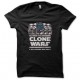 tee shirt Clone wars noir