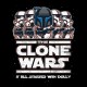 tee shirt Clone wars noir