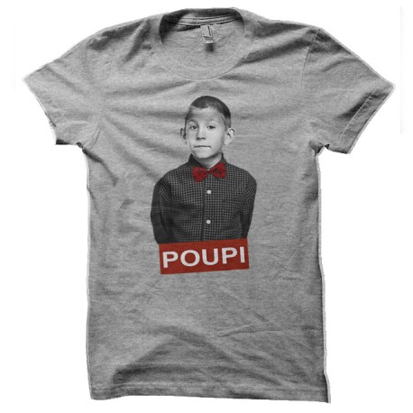 tee shirt dewey de malcom poupi gris